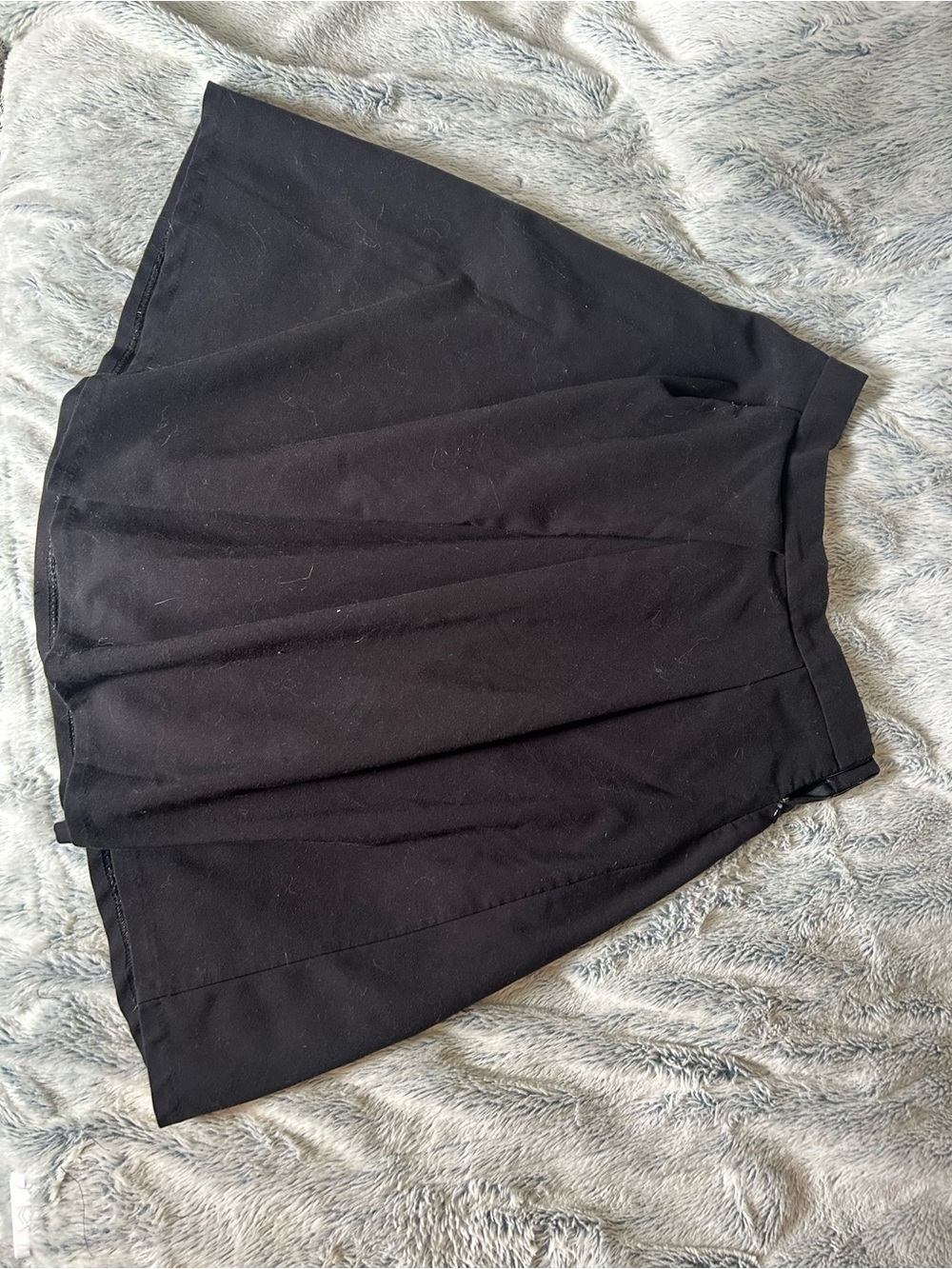 Potter’s Pot Black Minimalist Midi Pencil Skirt Made in USA